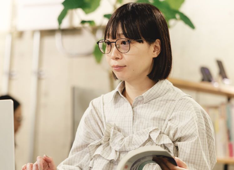 デザイナーの仕事の様子