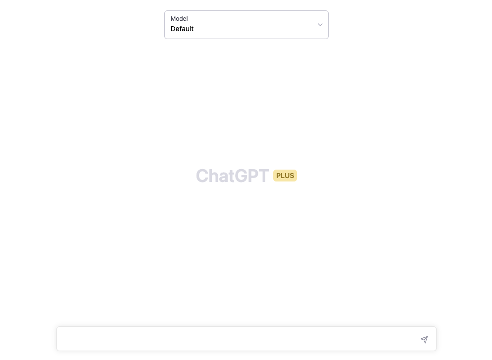 chatGPTのダッシュボード